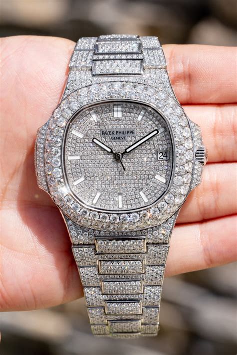 patek philippe nautilus full diamonds|Patek Philippe Nautilus original.